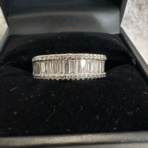 Diamond Baguette Ring  
14K White Gold by EFFY
Size 6